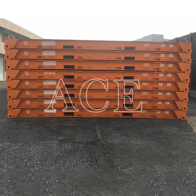 Wood Floor Bolster 20ft Platform Container