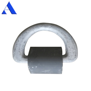 Galvanized DNV GL Certified Shipping Container Lashing D Ring