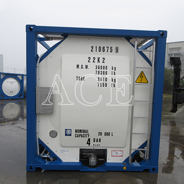 25 26 CBM UN T11 20ft ISO Tank Container for sale