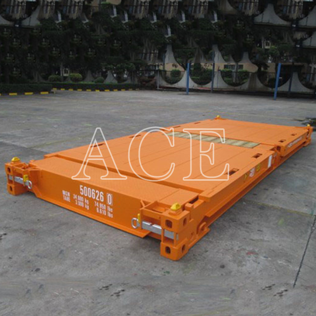 CSC Certified Collapsible 20ft Flat Rack Container Product On ACE ...